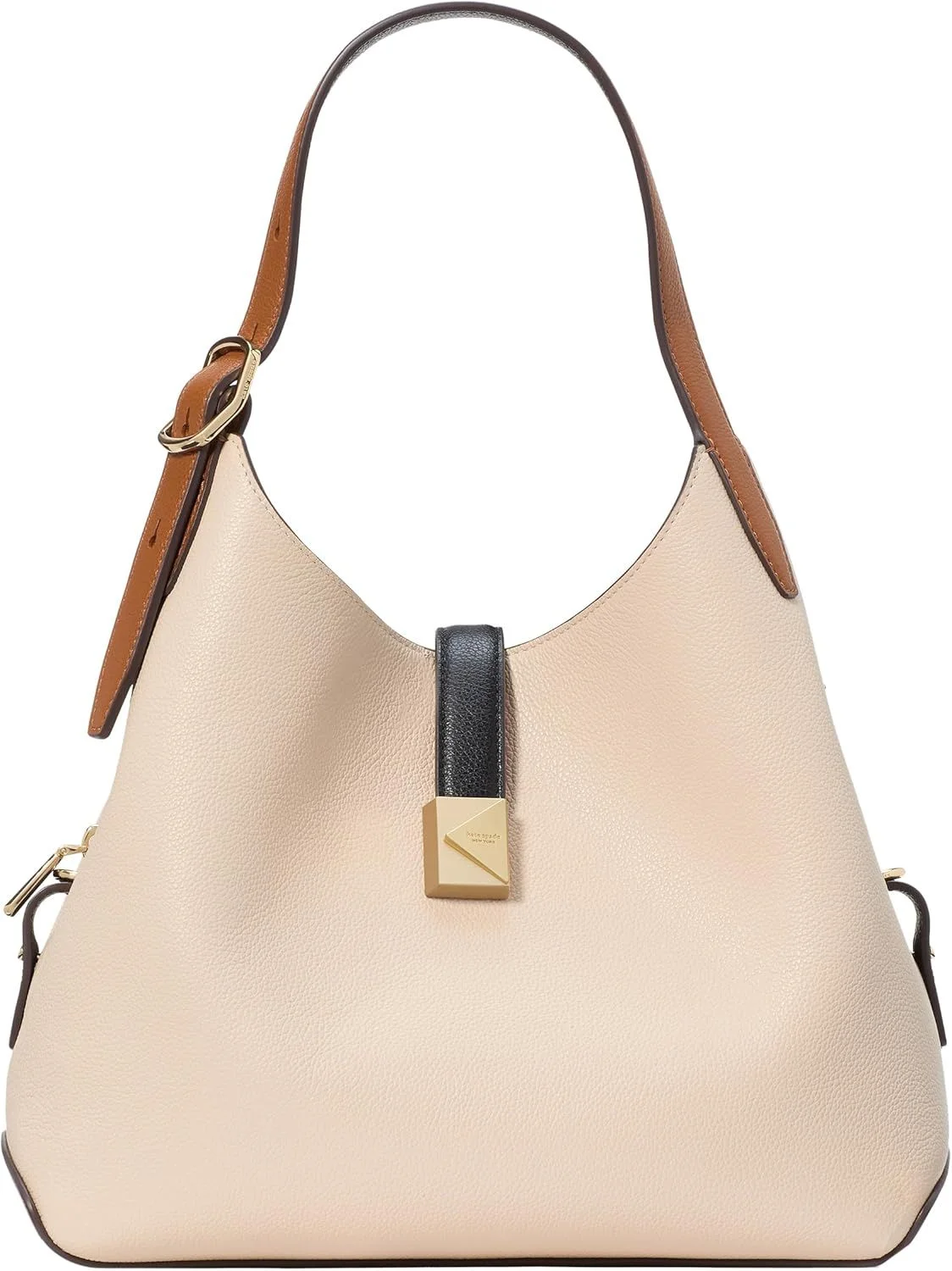 Kate Spade Knott Colorblock Pebbled Leather Hobo